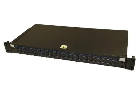 Produktfoto 1 von HellermannTyton Connectivity LWL-Rangierfeld SC Duplex für 48 Port 48 44 mm Gleitend