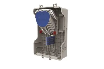 Produktfoto 1 von HellermannTyton Connectivity MDU; Gehäuse; ABS; Hellgrau; IK08 IP54 Breite 307 mm Höhe 470 mm Länge 147 mm
