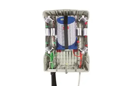 Produktfoto 1 von HellermannTyton Connectivity MDU; Gehäuse; ABS; Grau; IK08 IP54 Breite 375 mm Höhe 568 mm Länge 165 mm