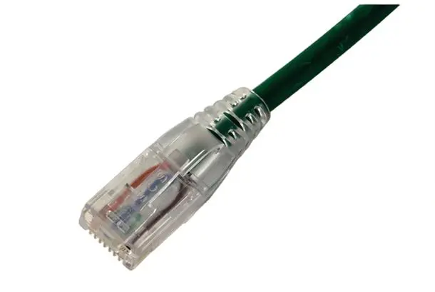 Produktfoto 1 von HellermannTyton Connectivity Kat. 6 Ethernet-Kabel, 10 m, Grün, A RJ45 Ungeschirmt, Raucharm halogenfrei