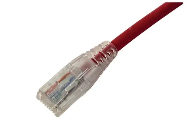 Produktfoto 1 von HellermannTyton Connectivity Category 6 LS0H Unshielded Patch Leads Kat. 6 Ethernet-Kabel, 10 m, Rot, A RJ45