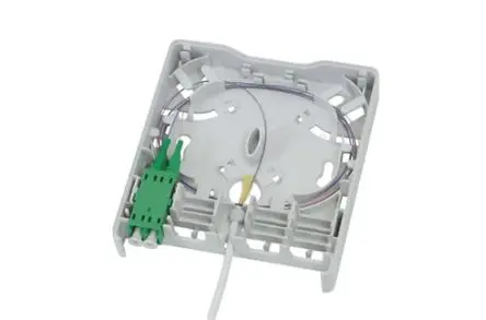 Produktfoto 1 von HellermannTyton Connectivity FWOA Wand Abgeschirmt Wandsteckdose, 2 x 4-fach Auslass Gerade