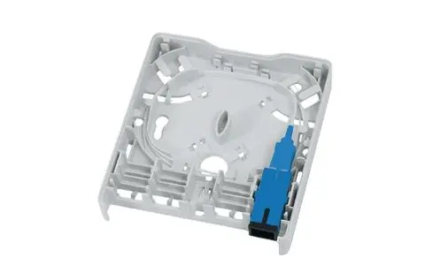 Produktfoto 1 von HellermannTyton Connectivity FWOA SC Wand Abgeschirmt Wandsteckdose, 1 x 1-fach Auslass Gerade