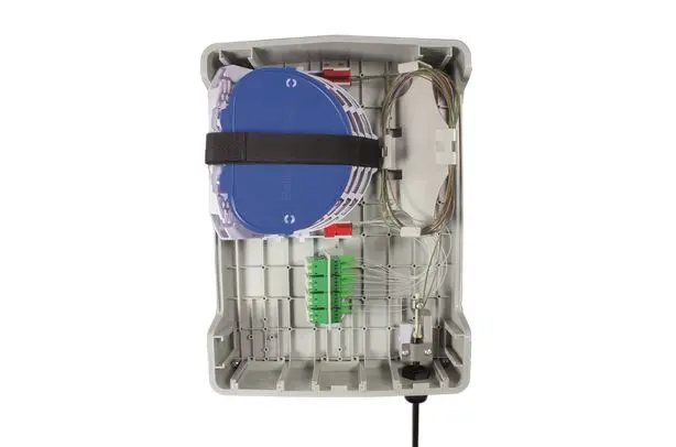 Produktfoto 1 von HellermannTyton Connectivity MDU; Gehäuse; ABS; Hellgrau; IK08 IP54 Breite 247 mm Höhe 340 mm Länge 76 mm