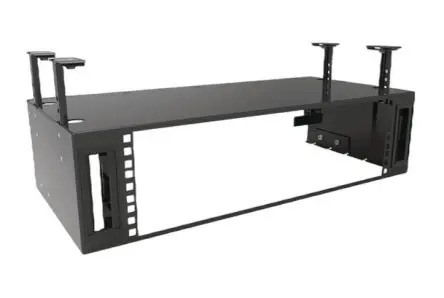 Produktfoto 1 von HellermannTyton Connectivity Serverschrank, 3 U 278 mm 590 mm 225 mm Schwarz Weichstahl