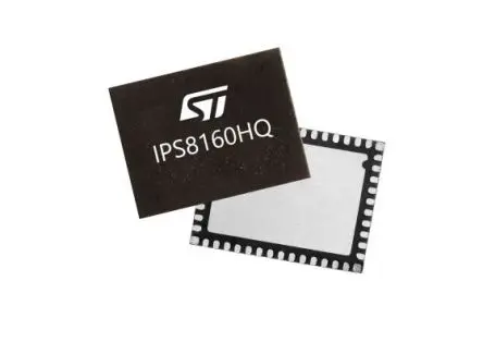 Produktfoto 1 von STMicroelectronics Leistungsschalter-IC Treiber für Hochspannungsseite High-Side 160 mΩ 48-Pin 8 Ausg. QFN-48L