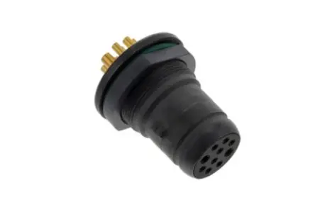 Produktfoto 1 von Amphenol Limited, TERRAPIN Rundsteckverbinder, 10-polig, 400V, Kabel Stecker, Schwarz Stecker