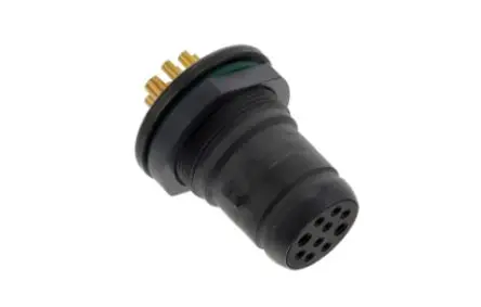 Produktfoto 1 von Amphenol Limited, TERRAPIN Rundsteckverbinder, 10-polig, 400V, Kabel Buchse, Schwarz Buchse