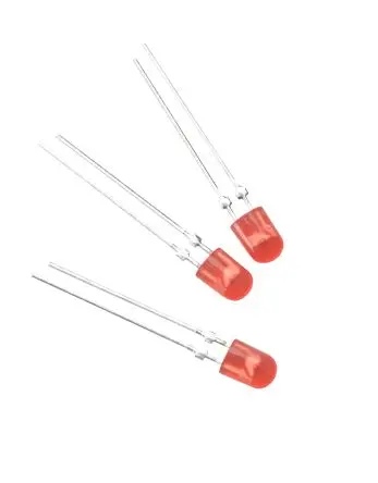 Produktfoto 1 von Broadcom Oberfläche LED Grün 2.5 V, 50 °, 2-Pin 3 mm