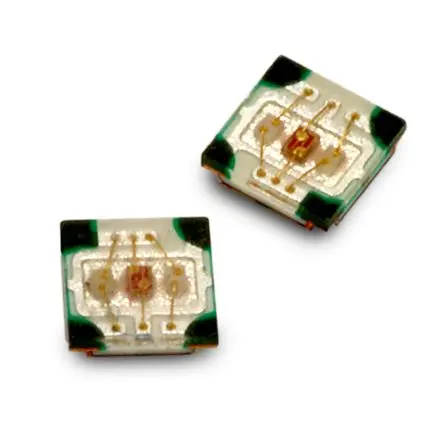 Produktfoto 1 von Broadcom HSMF-C11 Oberfläche LED RGB 3.9 V, Cluster 3-LEDs Chip-LED