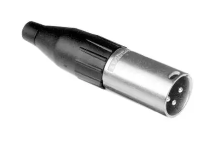 Produktfoto 1 von Amphenol Industrial Gerade 3-polig Kabel Stecker Gold Silber, Schwarz XLR-Steckverbinder, 133V
