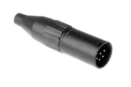 Produktfoto 1 von Amphenol Industrial Gerade 6-polig Kabel Stecker Silber Schwarz XLR-Steckverbinder, 133V