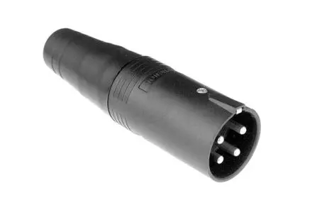 Produktfoto 1 von Amphenol Industrial 4-polig Gerade Lautsprecherstecker, Kabel Stecker 20A Schwarz Lot