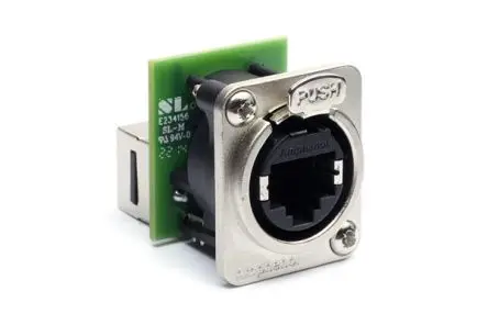 Produktfoto 1 von Amphenol Industrial Horizontal 1-polig Fahrgestell Neusilber Schwarz, Silber XLR-Steckverbinder, 125V