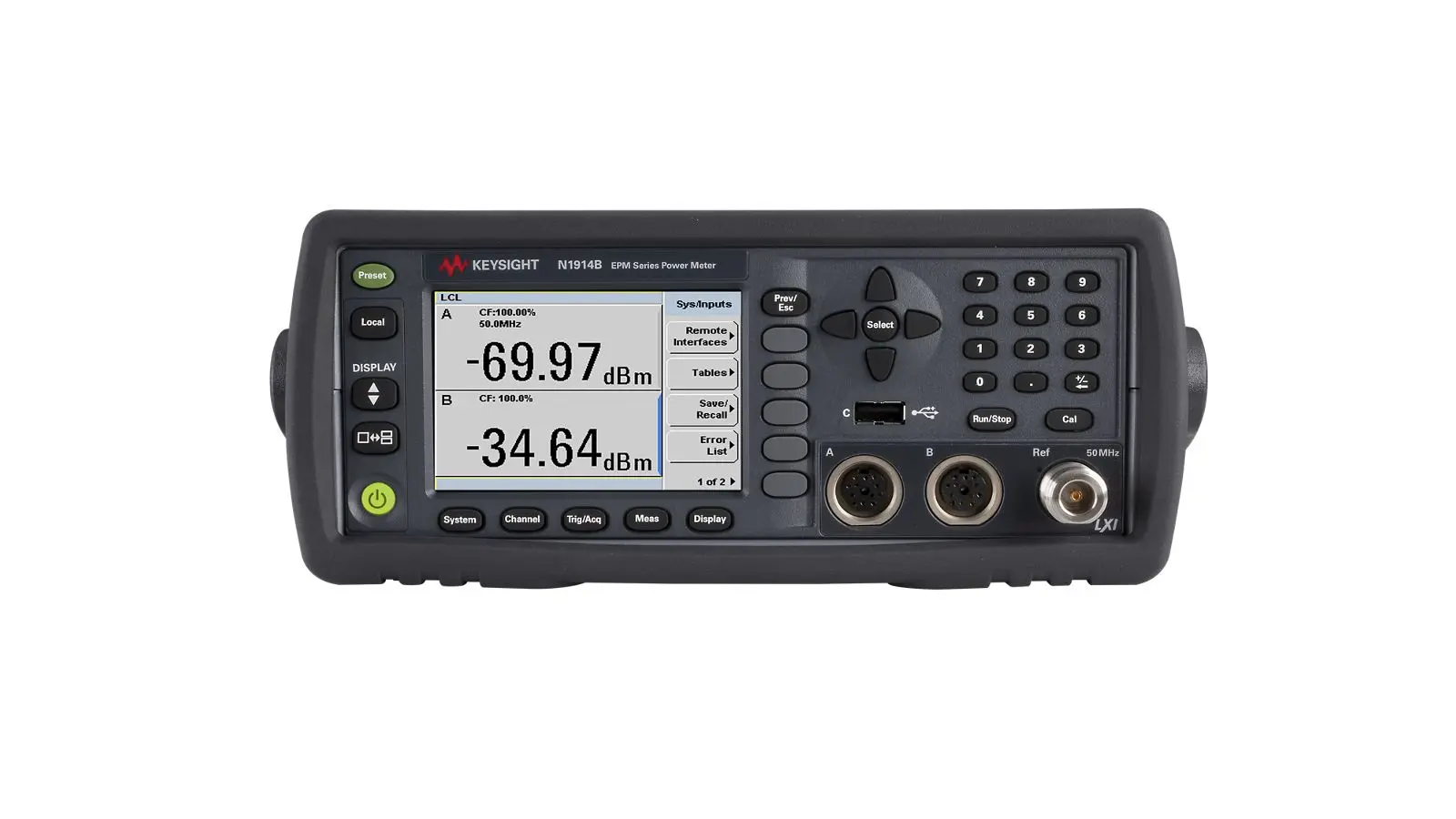 Produktfoto 1 von Keysight Technologies Serie EPM HF Leistungsmesser 2-Kanäle 120 GHz
