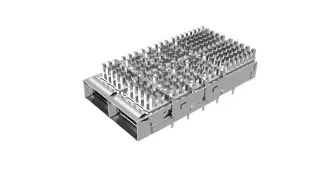 Produktfoto 1 von Amphenol Communications Solutions QSFP Steckbarer E/A-Steckverbinder QWFP-DD Stecker, 1-fach 76-polig