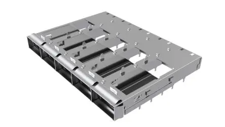 Produktfoto 1 von Amphenol Communications Solutions UE36-C562 Steckbarer E/A-Steckverbinder QWFP-DD, 1-fach 76-polig