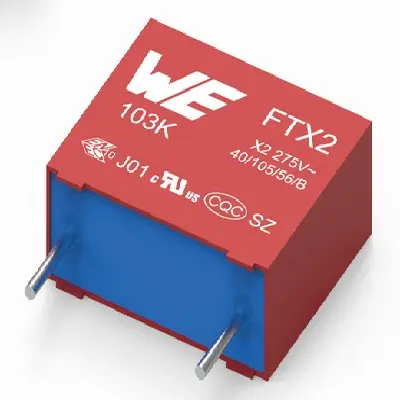 Produktfoto 1 von Würth Elektronik WCAP-FTXX Folienkondensator 4.7μF ±10% / 310V ac, THT