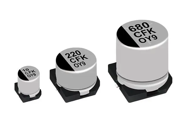 Produktfoto 1 von Panasonic, SMD Aluminium-Elektrolyt Kondensator 2200μF / 25V dc