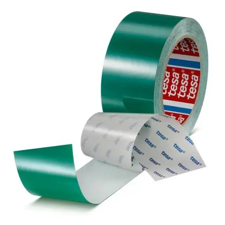 Tesa 60960 Bodenmakierung Grün Selbstklebend, Stärke 0.175 mm, 50mm x 20 m