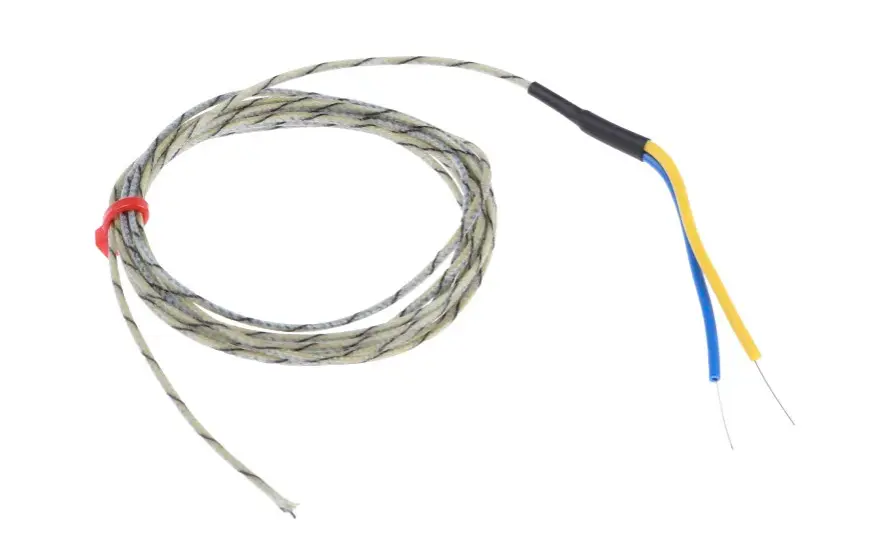 Produktfoto 1 von RS PRO Glasfaser Thermoelement mit offener Messstelle Typ J, Ø 1/0.3mm x 2m -60°C → +350°C