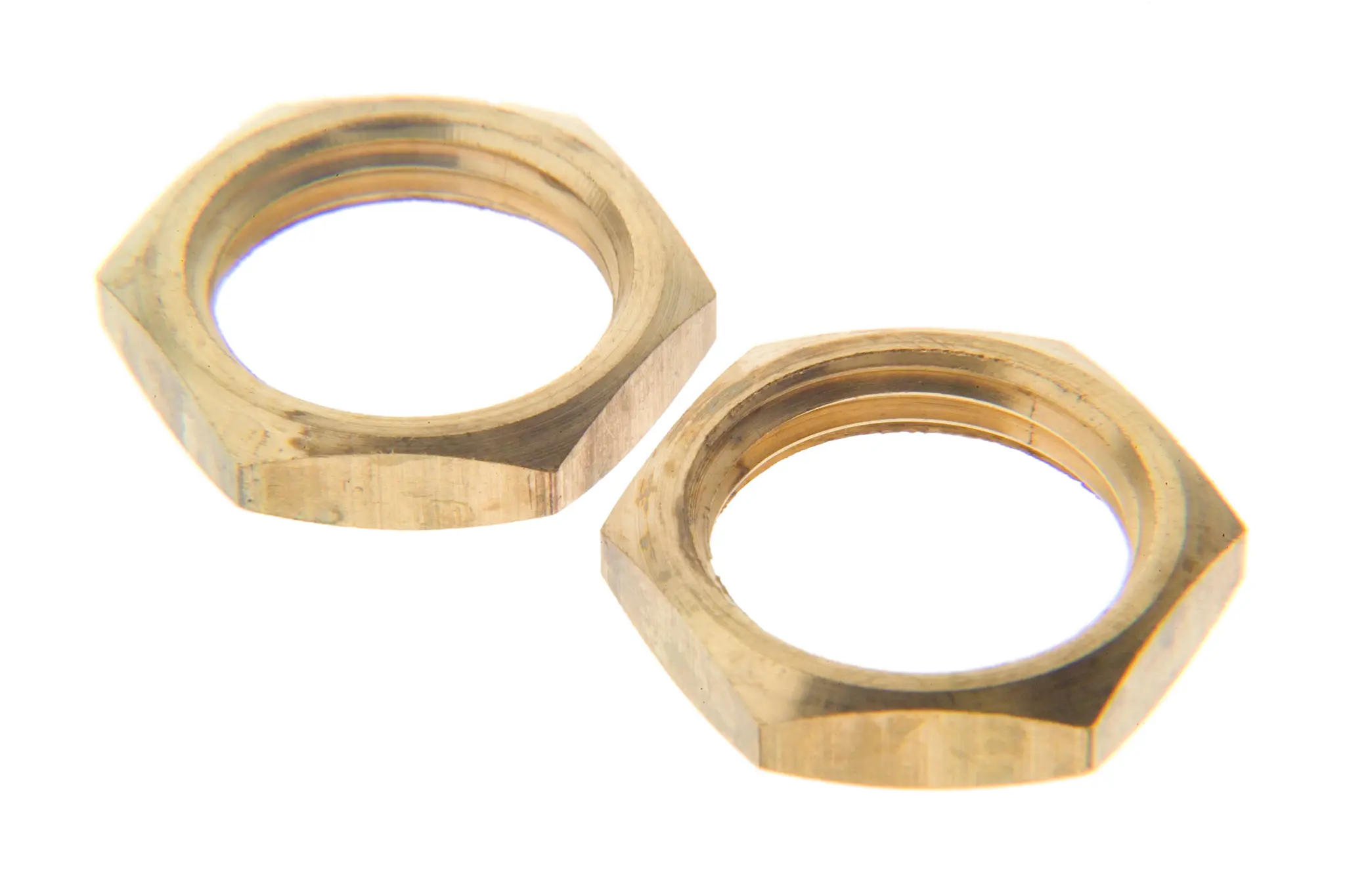 Produktfoto 1 von RS PRO 1/8 BSPP Kontermutter aus Messing für Thermoelement oder PRT-Sonde