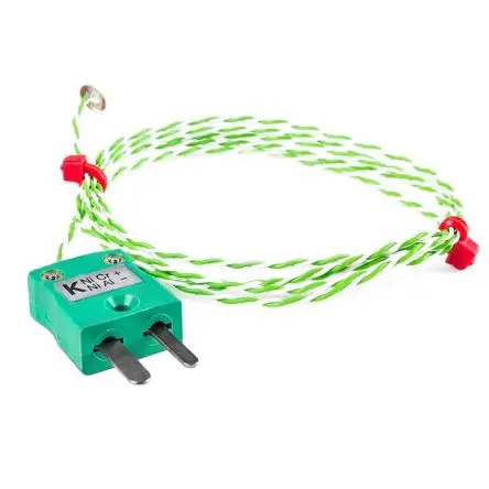 Produktfoto 1 von RS PRO Perfluoralkoxyalkan Thermoelement Typ K, Ø 6.35 mm x 2 m 0 °C → 200 °C