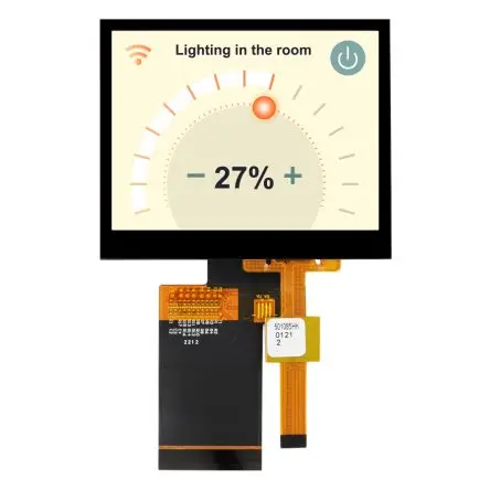 Produktfoto 1 von NEWHAVEN DISPLAY INTERNATIONAL Farb-LCD 3.5 Zoll RGB Touchscreen Kapazitiv, 320 x 240 Pixel, 70.68 x 53.16 mm LED