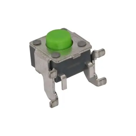 Produktfoto 1 von C & K IP67 Taster SPST Standard, SMD 50mA Ein-Aus 1.9 mm Schwarz Oberfläche B. 6.6mm L. 6 mm