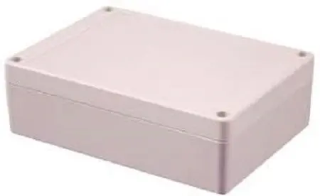 Hammond RP11; Universalgehäuse; Polycarbonat; Cremefarben, Hellgrau, Schwarz Geflanscht IP65 Breite 85 mm Höhe 55 mm