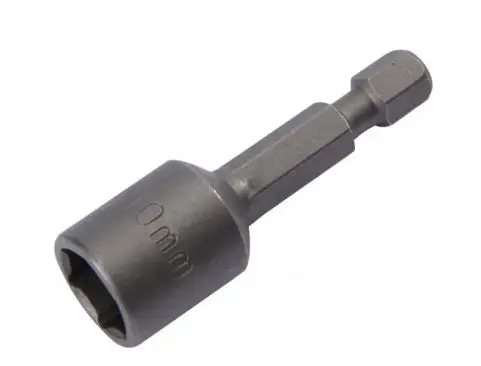 Produktfoto 1 von SAM 1/4 in 1/4 in Sechskant Schraubbit, Sechskant-Steckschlüssel Magnet, 50 mm