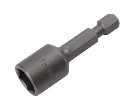 Produktfoto 1 von SAM 1/4 in 1/4 in Sechskant Schraubbit, Sechskant-Steckschlüssel Magnet, 50 mm