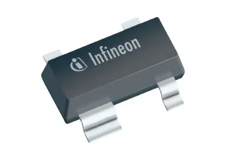 Produktfoto 1 von Infineon BAT17 Oberfläche Gleichrichter & Schottky-Diode Schottky-Diode, 4 V / 130 mA, 4-Pin SOT-143