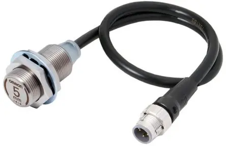 Produktfoto 1 von Omron M18 Induktiver Näherungssensor, Gewinderohr PnP / 200mA 5 mm, IP67 30 V dc