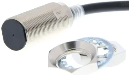 Produktfoto 1 von Omron E2E M18 Induktiver Näherungssensor, Gewinderohr 2-adrig / 100mA, 3 mA 11 mm, IP69K, IP67G, IP67 30 V dc