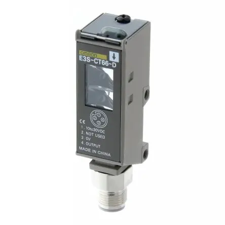 Produktfoto 1 von Omron E3S-C Kubisch Optischer Sensor, Durchgangsstrahl, NPN/PNP Ausgang, 4-polig M12