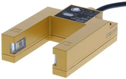 Omron E3S Gabel Optischer Sensor, Durchgangsstrahl, NPN Ausgang, Kabel