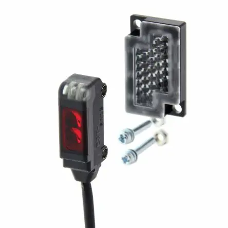 Produktfoto 1 von Omron E3T Kubisch Optischer Sensor, Reflektierend, PnP Ausgang, Vorverdrahtet