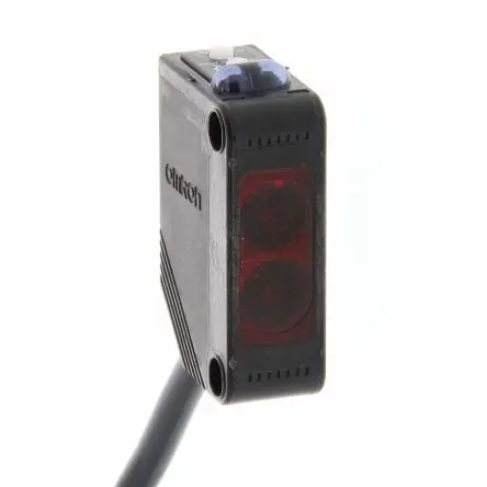 Produktfoto 1 von Omron E3Z Rechteckig Optischer Sensor, Reflektierend, NPN Ausgang, Kabel