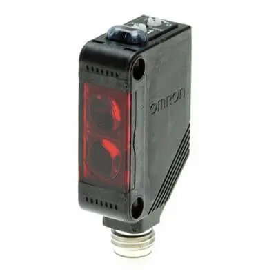 Produktfoto 1 von Omron E3Z Rechteckig Optischer Sensor, Diffus, PnP Ausgang, 4-polig M8