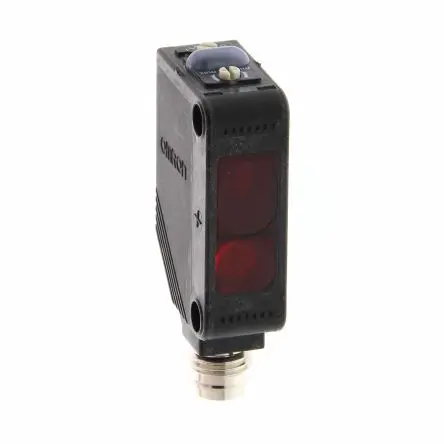 Omron E3Z Rechteckig Optischer Sensor, Hintergrundunterdrückung, NPN Ausgang, 4-polig M8