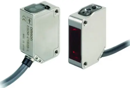 Produktfoto 1 von Omron E3Z Rechteckig Optischer Sensor, Durchgangsstrahl, PnP Ausgang, Kabel