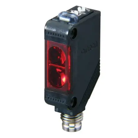 Produktfoto 1 von Omron E3Z Rechteckig Optischer Sensor, Reflektierend, NPN Ausgang, 4-polig M8