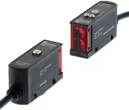 Produktfoto 1 von Omron E3S Kubisch Optischer Sensor, Durchgangsstrahl, PnP Ausgang, Kabel