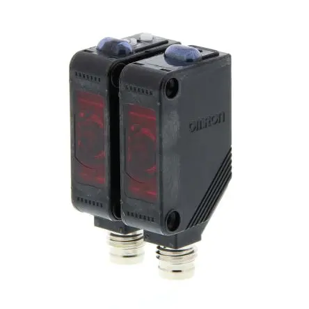 Omron E3Z Rechteckig Optischer Sensor, Durchgangsstrahl, NPN Ausgang, 4-polig M8