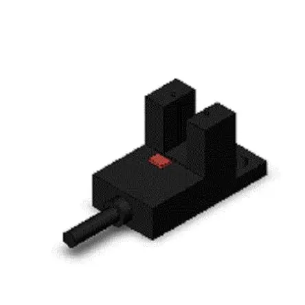 Produktfoto 1 von Omron EE-SX67 Gabel Optischer Sensor, Durchgangsstrahl, PnP Ausgang, Vorverdrahtet