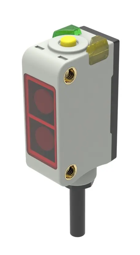 Produktfoto 1 von RS PRO Kubisch Optischer Sensor, Durchgangsstrahl, Bereich 5 m, PNP NONC Ausgang, Anschlusskabel, Hellschaltend