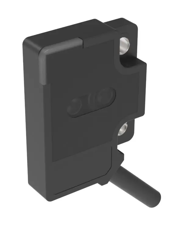 Produktfoto 1 von RS PRO Kubisch Optischer Sensor, Durchgangsstrahl, Bereich 50 cm, PNP NC Ausgang, Anschlusskabel, Hellschaltend