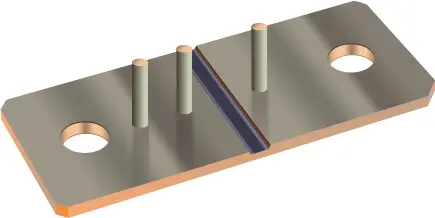 Produktfoto 1 von Bourns Nebenwiderstand, 1 kA, 5 % mit  Plattenbefestigung 50 mV, -40 °C / 170 °C max.