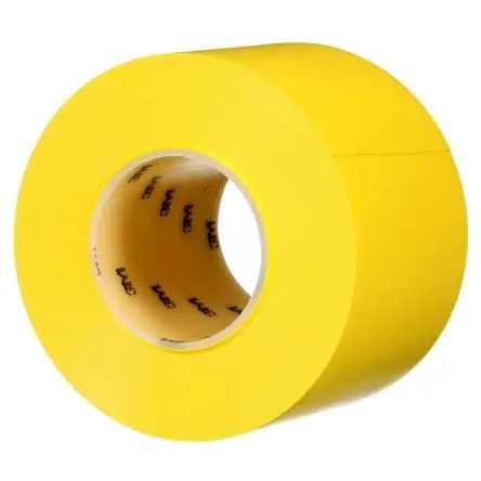 Produktfoto 1 von 3M 971 Vinyl Bodenmakierung Gelb Typ Markierungsband, Stärke 0.43 mm, 101.6mm x 32.9 m